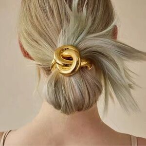 Gold Hair Tie Accessory